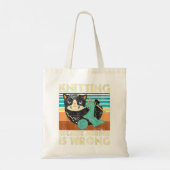 Stimulering omdat de moord verkeerd is - nitter Cr Tote Bag (Achterkant)