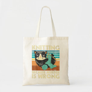 Stimulering omdat de moord verkeerd is - nitter Cr Tote Bag