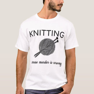 Stimulering omdat de moord verkeerd is t-shirt
