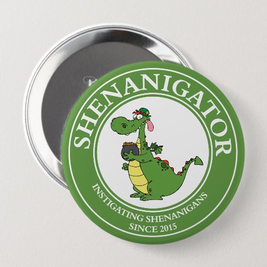 Stimulering Shenanigans 2015 Ronde Button 4,0 Cm (Voorkant /achterkant)