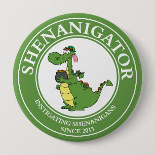 Stimulering Shenanigans 2015 Ronde Button 4,0 Cm