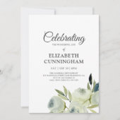 Stimulering van de Waterverf "Floral botanica" Kaart (Voorkant)