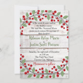 Stimulering van feestdag II Winter/kersthuwelijk Kaart (Voorkant)