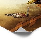 Stimulering van Gezegde goudzonnebloemen Poster (Hoek)