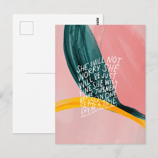 Stimulering van het citaat voor vrouwen briefkaart (Voorkant / Achterkant)