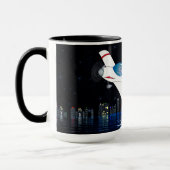 Stimulering van het vliegen met hoog bereik van dr mok (Links)