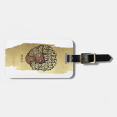 Stimulering van zwarte vrouwen, natuurlijk haar, G Bagagelabel (Voorkant horizontaal)