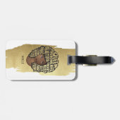 Stimulering van zwarte vrouwen, natuurlijk haar, G Bagagelabel (Achterkant horizontaal)