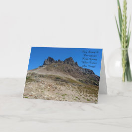 Stimulering voor lange tijden feestdagen kaart