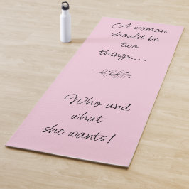 Stimulering yoga mat, sterke vrouw yogamat