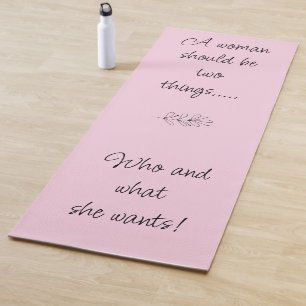 Stimulering yoga mat, sterke vrouw yogamat