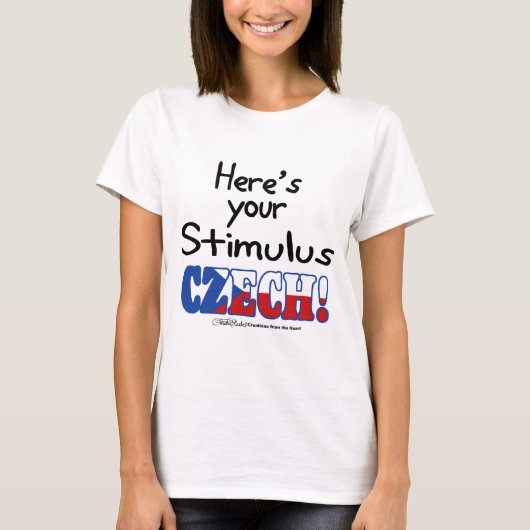 Stimulus Tsjechisch! T-shirt (Voorkant)