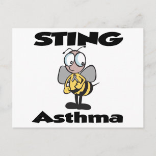 STING Astma Briefkaart