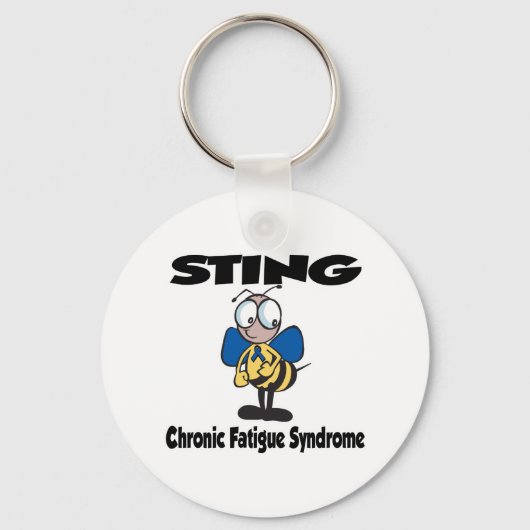 STING Chronisch Vermoeidheidssyndroom Sleutelhanger (Voorkant)