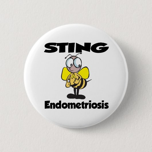 STING Endometriose Ronde Button 5,7 Cm (Voorkant)