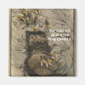 "Sting Operation"-magneet Magneet (Voorkant)