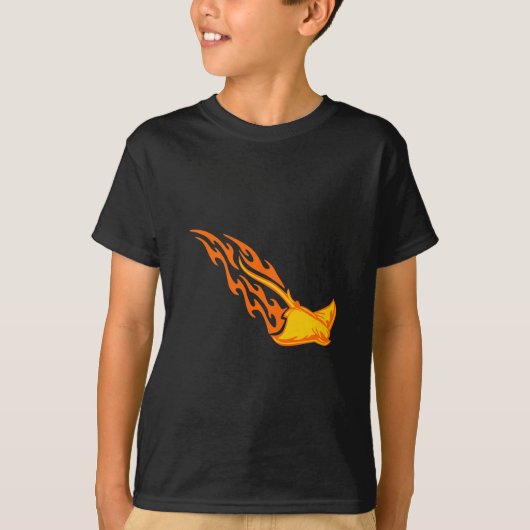 Sting Ray Flames T-shirt (Voorkant)