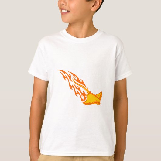 Sting Ray Flames T-shirt (Voorkant)