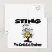 STING Velo-Cardio Facial Syndrome Briefkaart (Voorkant / Achterkant)