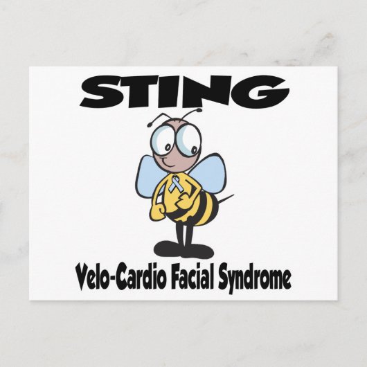 STING Velo-Cardio Facial Syndrome Briefkaart (Voorkant)