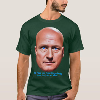 Stinger je ego is het schrijven van cheques je lic t-shirt