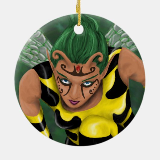 Stinger Keramisch Ornament (Achterkant)