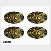 Stinger Oval Ovale Sticker (Vel)