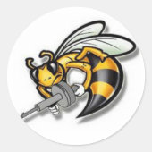 Stinger Squad Ronde Sticker (Voorkant)