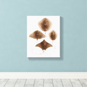 Stingray #2 gewikkeld canvas kunst aan de muur (Insitu (Houten vloer))