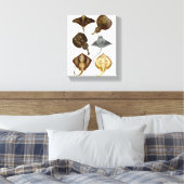 Stingray #4 Verpakt Canvas Muur Decor Afdruk (Insitu (Slaapkamer))