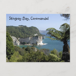 Stingray Bay, Coromandel Briefkaart