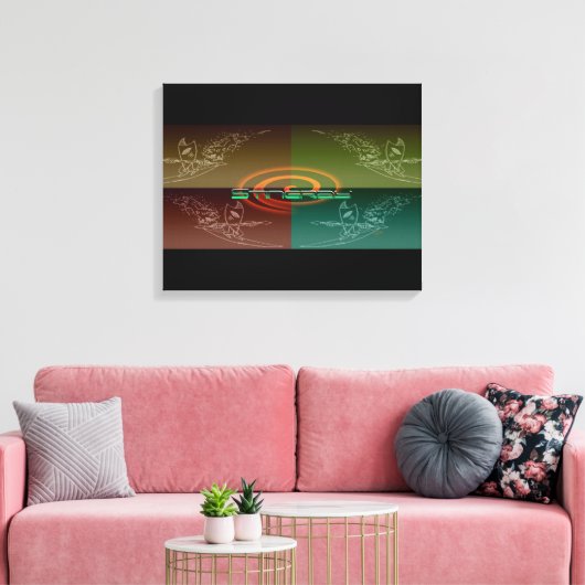 Stingray Canvas Afdruk (Insitu (Woonkamer))