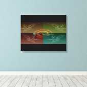 Stingray Canvas Afdruk (Insitu (Houten vloer))