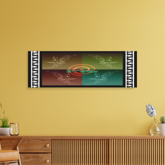 Stingray Canvas Afdruk (Insitu (Woonkamer))