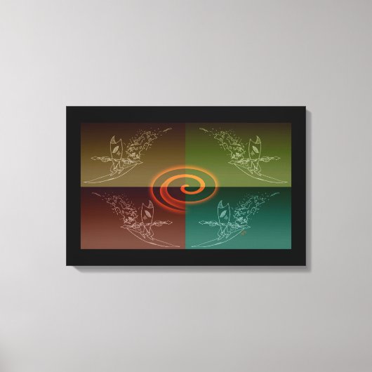 Stingray Canvas Afdruk (Voorkant)
