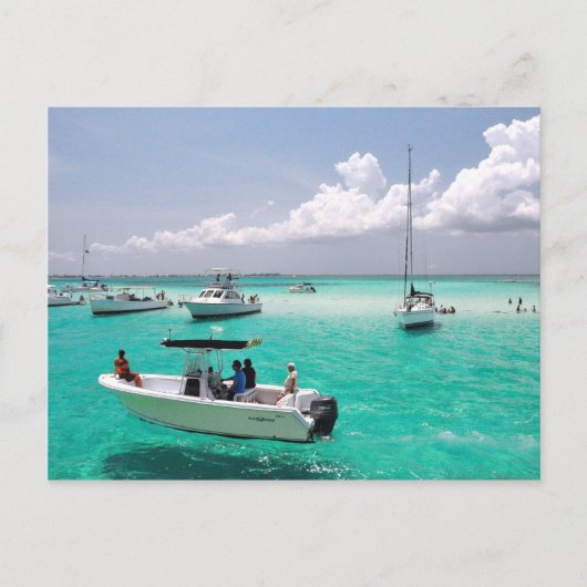 Stingray City Grand Cayman Islands Briefkaart (Voorkant)