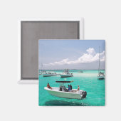 Stingray City Grand Cayman Islands magneet (Voorkant / Achterkant)