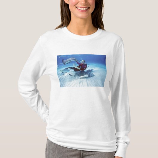 Stingray City, Grand Cayman, Kaaimaneilanden, T-shirt (Voorkant)