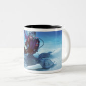 Stingray City, Grand Cayman, Kaaimaneilanden, Tweekleurige Koffiemok (Voorkant rechts)