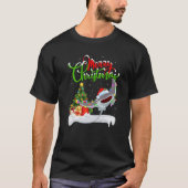 Stingray Fish Lover Xmas Lighting Stingray Christm T-shirt (Voorkant)