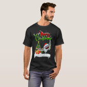 Stingray Fish Xmas Decoration Santa Stingray Chr T-shirt (Voorkant volledig)