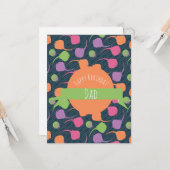 Stingray Happy Birthday vader opa Kaart (Voorkant / Achterkant in situ)