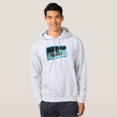Stingray in beweging - Fotografisch ontwerp | Hoodie (Voorkant volledig)