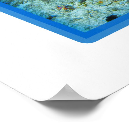 Stingray in beweging - Fotografisch ontwerp | Poster (Hoek)