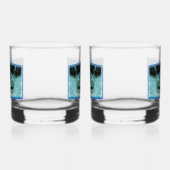 Stingray in beweging - Fotografisch ontwerp | Whisky Glas (Links)