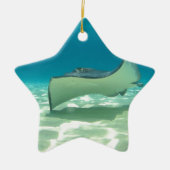 Stingray Keramisch Ornament (Voorkant)