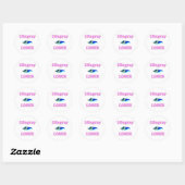 Stingray Lover Ronde Sticker (Vel)