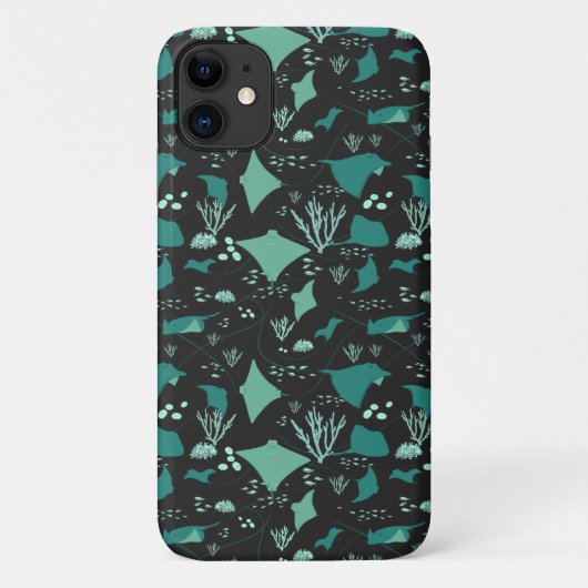 Stingray Manta Ray Onderwater Marine Life Case-Mate iPhone Case (Achterkant)