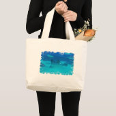 Stingray onderwater grote tote bag (Voorkant (product))