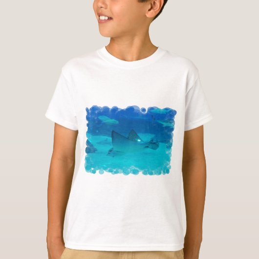 Stingray onderwater t-shirt (Voorkant)